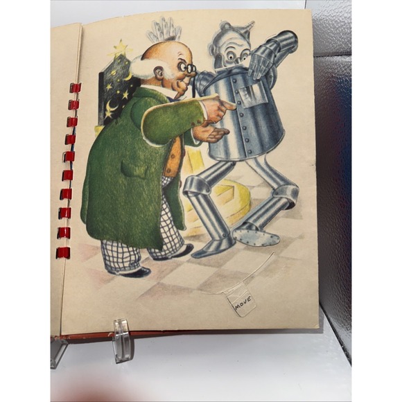1944 The Wizard of Oz Animated Book -  Julian Wehr, L Frank Baum - Rare Vintage - Picture 4 of 6